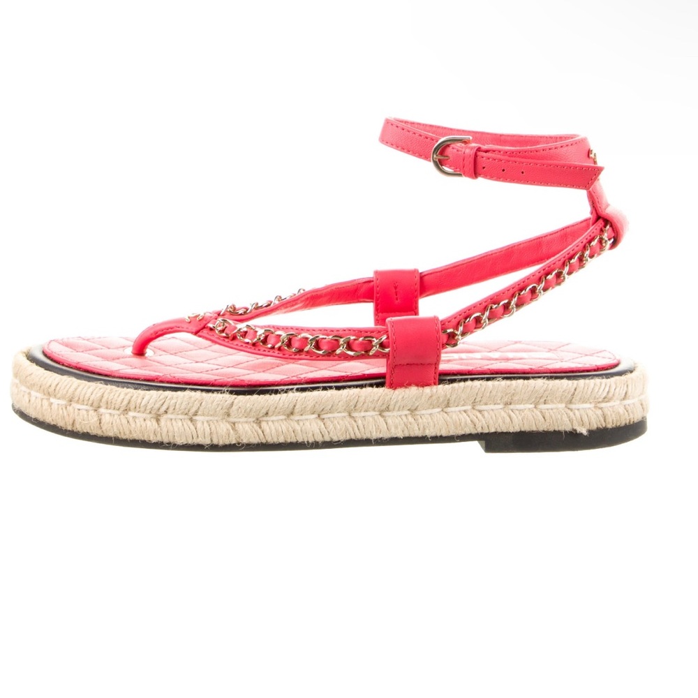 2021 Authentic Interlocking CC Logo Espadrilles